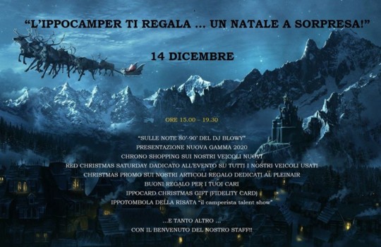 ”L’IPPOCAMPER TI REGALA… UN NATALE A SORPRESA!”